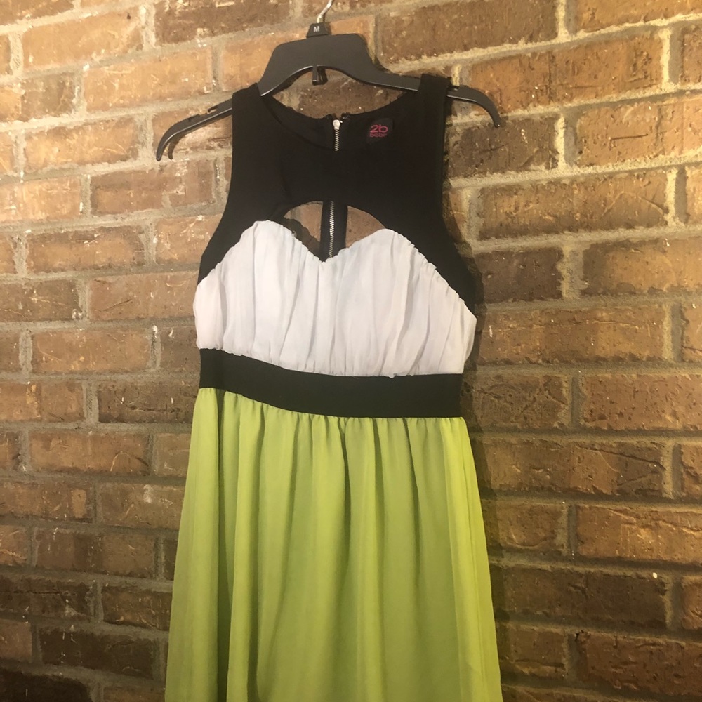BeBe Fit and Flare Cut Out Dress. Medium.